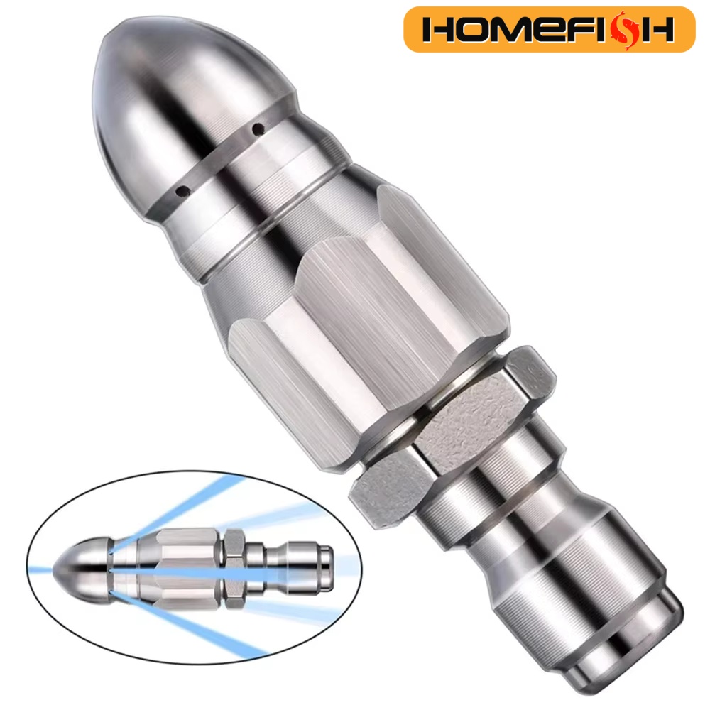 Drain Pipe Clip - Waterstraal Hogedruksproeiermondstuk Schoonmaak riool 1/4