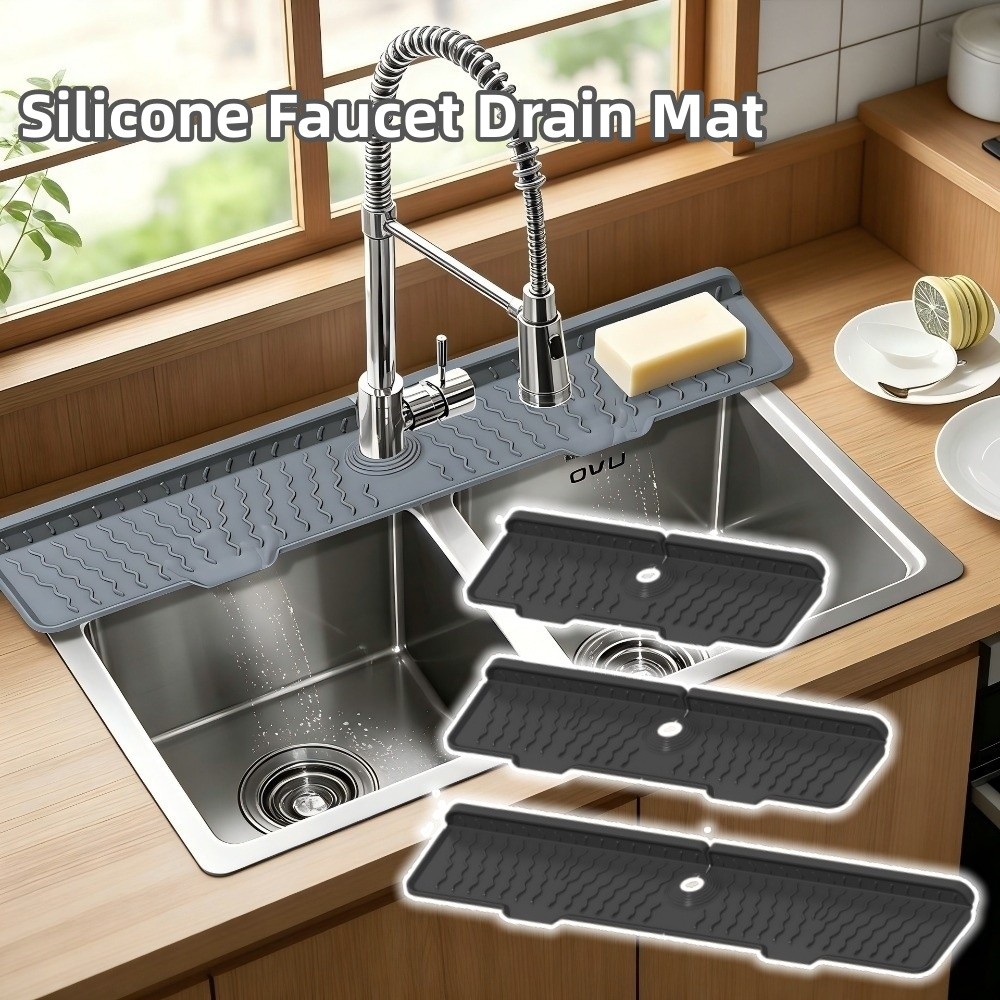 Silicone Tap Washer - Nieuwe Siliconen Kraan Afvoermat Antislip 36/46/61