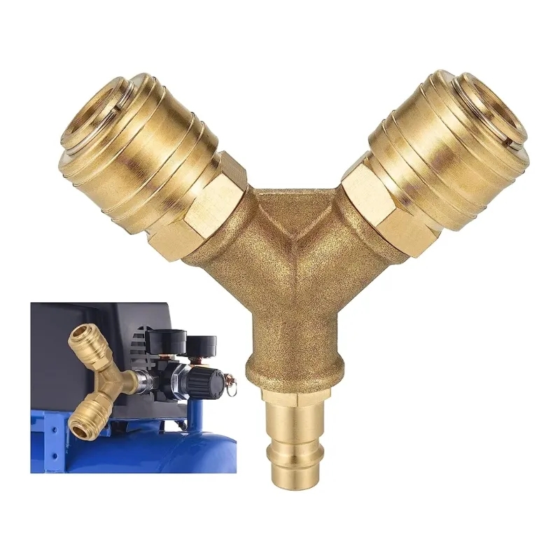 Verbeterde persluchtverdeler 2 - Compression Fitting Brass recensie en prijs