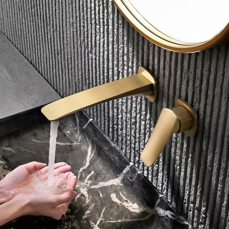 Gouden inbouw badkamerkraan me - Basin Mixer Cartridge recensie en prijs