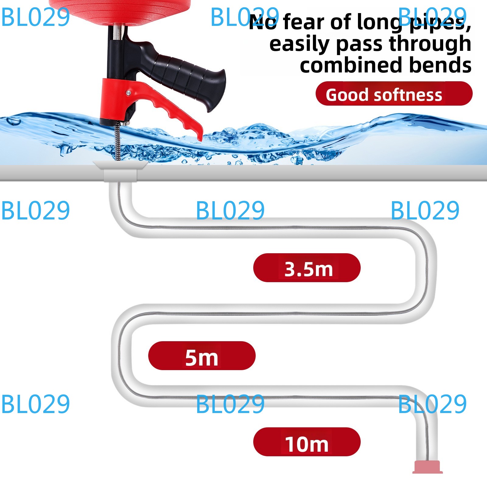 Professionele afvoerontstopper - Drain Snake Flexible recensie en prijs