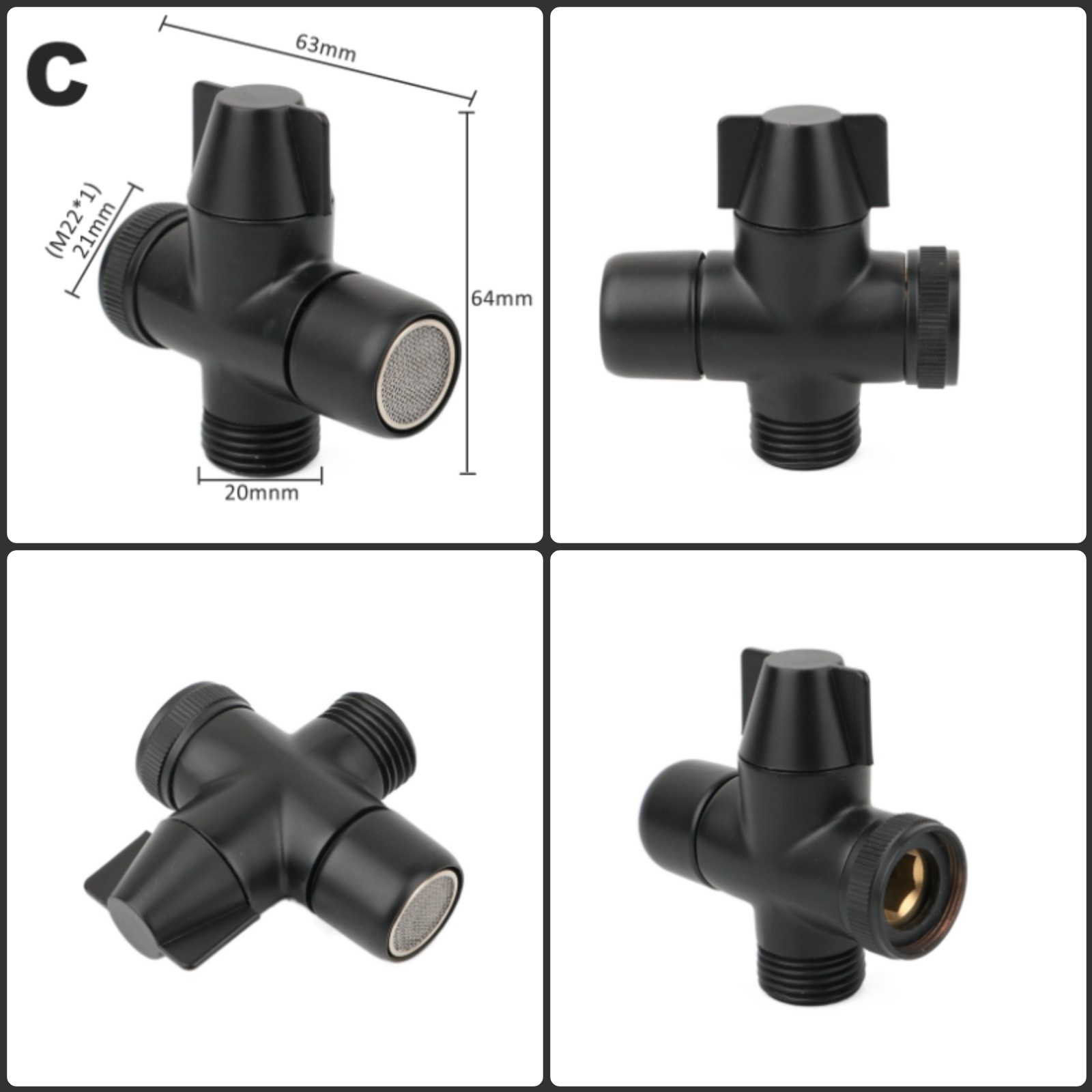 Zwart Messing Douchearm Adapte - Shower Valve Cartridge recensie en prijs